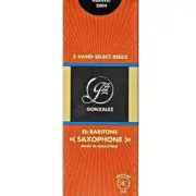 Gonzalez Eb Baritone Saxophone Reeds Strength 4.25, Box of 5
