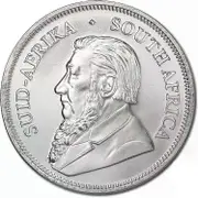 South Africa 1 Oz Silver Krugerrand BU Coin