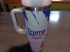 TRUMP 2024 - 40oz - Insulated - Drink Cup Handle - Flag - Travel Tumbler