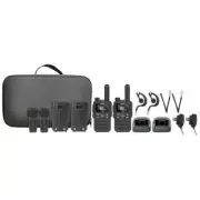 Uniden 2 Watt Handheld UHF Radio Twin Pack UH220-2 Inc Earpieces & Separate char