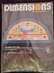 Dimensions "Cooking with Love" Cross Stitch Kit Size 14 x 7"