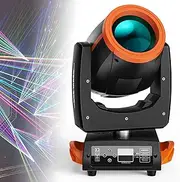 DMX Strobe Spot LED Stage Light,LED Moving Head Stage Disco Beam Lights,Indoor Party Disco Lights with 16/20 DMX Channels Controller, 0-100% Dimmer, Freely Rotated 540°& Tilted 270°