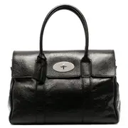 [Mulberry] Bayswater High Shine Calf Leather (Black)
