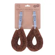 White Magic Eco Basics Coconut Dish Brush 2Pk (Pack of 6)