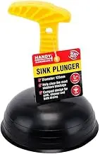 Sink Plunger Control Grip Plumbing Blockage Waste Drain Kitchen Unblock Plunger