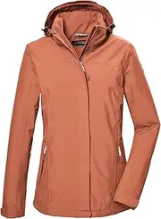 [killtec] Women's Kos 26 Wmn Jacket Functional Jacket/Rain Jacket with Removable Hood
