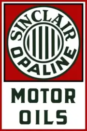 Sinclair Opaline Motor Oil NEW Metal Sign 24"x36" USA STEEL XL Size 9 lbs
