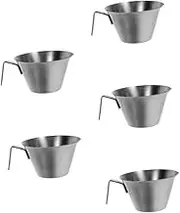 ULTECHNOVO Pcs Stainless Steel Espresso Measuring Cup Accurate Ounce Markings Quarter Cup Scoop Tool Espresso Accessories