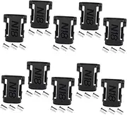 DOITOOL 10Pcs Battery Mount Holder for Lithium Ion Batteries Easy to Install Hanger Space Saving Design