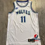 男式 NBA TIMBERWOLVES NAZ REID JERSEY明尼蘇達灰狼隊納茲里德白色籃球球衣