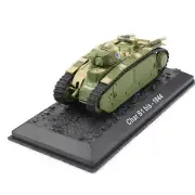 WWII Char-B1 bis-1994 1:72 Military Vehicles Heavy Tank Alloy Model Simulation