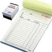 10 Pack Lot Small Sales Book Order Receipt Invoice Book Carbonless Copy (50 Sets