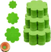60 Pack Plant Pot Hole Pads Fiber Fabric Instead of Mesh Net Drainage Hole Cover