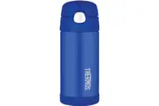 Thermos 355ml Funtainer Vacuum Insulated Drink Bottle Blue Stainless Steel