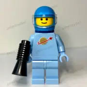 REAL LEGO Classic Spaceman Bright Light BLUE Helmet And Air Tanks Minifigure NEW