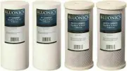 Bluonics 4 CTO Carbon Block & Sediment 4.5"x10" Replacement Filter Cartridges