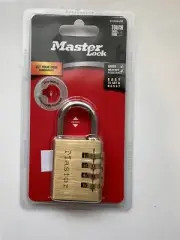 Master Lock Combination Lock Weather & Cut Resistance 604DAUW Brand New Sealed