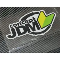 在飛比找蝦皮購物優惠-Jdm concept 改裝 貼紙 海拉風 車聚 老車 汽車