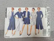 1991 BUTTERICK Classics 5272 Loose JACKET Split Skirt TOP 6-8-10 UNCUT Pattern
