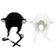 Hat Winter Lamb Ear Warm Earflap Caps Ear-Protection Bucket Hat