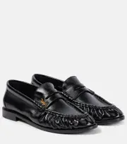 [Saint Laurent] Saint Laurent Le Loafer leather loafers AU 9 black
