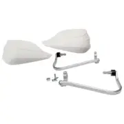 Barkbusters Storm Two Point Mounted Handguard Kit White For Suzuki V-Strom 650