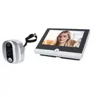 4.3in Peephole Camera 1080P WIFI Front Door 150° Wide Angle Motion Detection Set