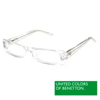 在飛比找momo購物網優惠-【BENETTON 班尼頓】專業兒童眼鏡 透色方框混搭設計系