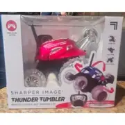 Thunder Tumbler Wireless Remote Control Spinning Car By Sharper Image Red