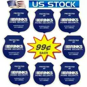 Stickers Decals For Home Windows Brinks Security Alarm Monitoring Systems 8