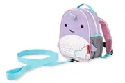 Skip Hop: Zoo Mini Backpack with Reins - Narwhal