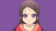 Anime girls charlotte otosaka ayumi purple eyes brunette Playmat Game Mat Desk