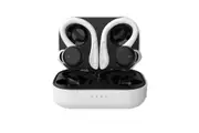 Wireless Bluetooth 5.2 Deep Bass Ear Buds with Earhook Touch Control Sports Headset for Running Sport Fitness White