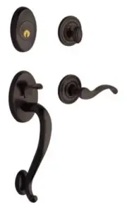 Baldwin 85315112LENT Estate Logan Tubular Handleset Venetian Bronze