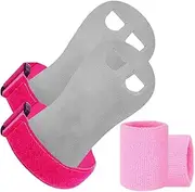 VICASKY 4 Pieces Gymnastics Grips Weightlifting Wrist Straps for Women Men Wristband for Gymnastics Bar