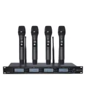 U-84 Professional Wireless Microphone System Cordless Microphone System +4 Mics