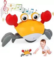 Crawling Crab Baby Toy,Walking Dancing Crab Interactive Toys with Automatically