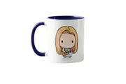 Friends Chibi Phoebe Mug (White/Navy/Blue) (One Size)