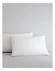 [Sheridan] Egyptian Cotton Sateen Pillowcase Pair in White