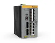 Allied Telesis 16 x 10/100/1000T POE+ ports 4 x 100/1000X SFP adv L3 industrial switch DC power supplies Requires purchase of NetCover Support/ Software Updates
