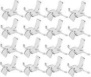 Zerodeko 25Pcs Acrylic Display Holder Stands for Crystals Minerals and Agate Pedestal Stands for Collectibles Decorative Display Home Office