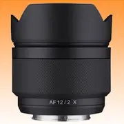 Samyang 12mm f/2.0 AF Lens for FUJIFILM X - Brand New