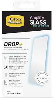 OtterBox AMPLIFY GLASS ANTIMICROBIAL BLUE LIGHT Screen Protector for iPhone 14 Pro (ONLY), Flawless Touch Response, Fingerprint Resistant, Precision Fit, Vibrant Clarity