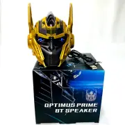 Optimus Robot Prime Helmet BT MP3 FM Radio Portable Speaker Gold & Silver Colors