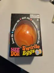 Nee Doh Swirlie Eggs Squishy, Egg-Shaped Fidget Toy