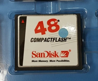 SanDisk, CF Memory, 48MB, Compact Flash Memory Card, (NEW)
