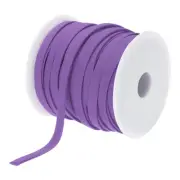 1/4 Inch Double Fold Bias Tape Continuous Bulk Bias Tape (Dark Purple 25 Yards)
