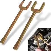 2 PCs Axle Popper Kit Inner CV Axle Removal Tool Set CV Popper Wedge and Shim Ball Joint Separator Tools fit Most FWD Vehicles, Fork & Shim Tool Fix CV Joints