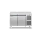 Moretti Forni 2 Door Smart Counter with Stainless Steel Worktop & Splashback ...