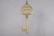 Giant Gold Key Alice In Wonderland Prop Decor Over Sized Statue Theme Display